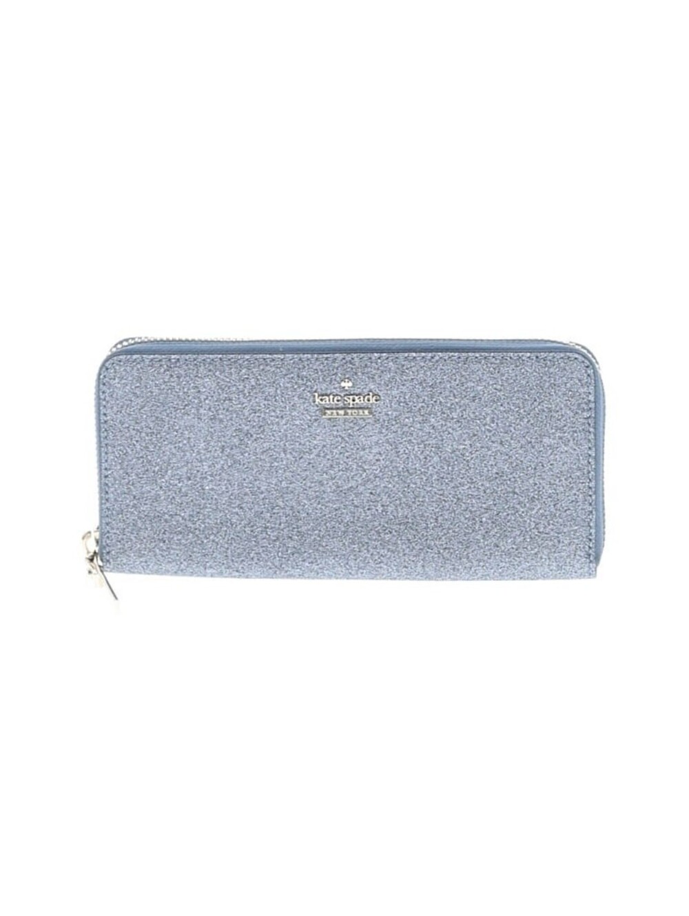 Kate Spade Frosty Blue Tinsel Continental Wallet NWOT
